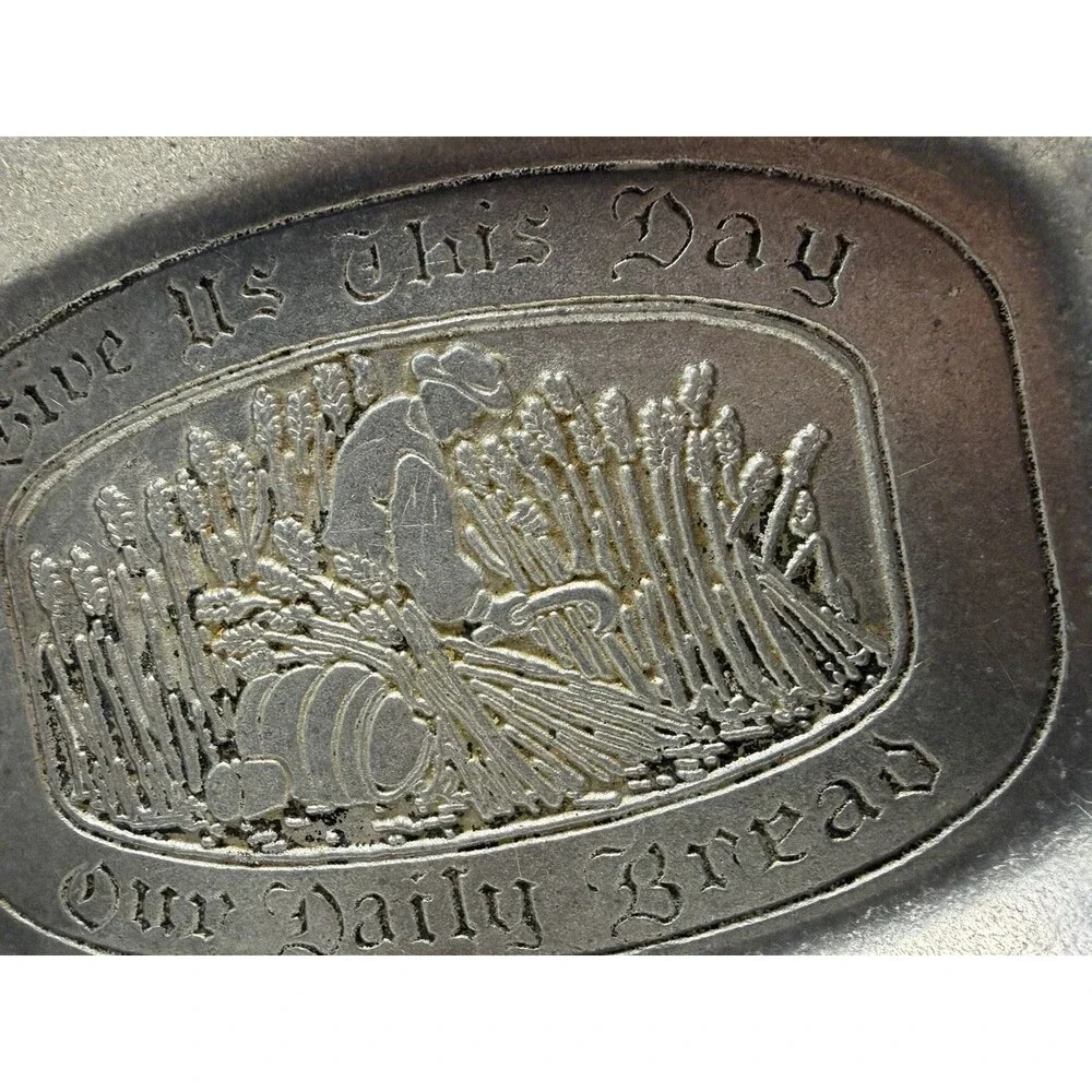 Vintage Wilton Pewter Bread Plate Tray 